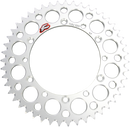 RENTHAL Rear Sprocket - Aluminum - 47 Tooth - Silver - Kawasaki 112U-520-47GESI