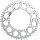 RENTHAL Rear Sprocket - Aluminum - 49 Tooth - Silver - Kawasaki 112U-520-49GESI