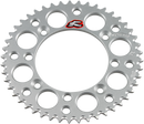 RENTHAL Rear Sprocket - Aluminum - 47 Tooth - Silver - Suzuki/Yamaha 121U-428-47GPSI