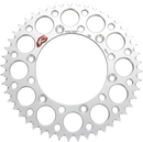 RENTHAL Rear Sprocket - Aluminum - 47 Tooth - Silver - Suzuki 123U-520-47GYSI