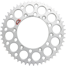 RENTHAL Rear Sprocket - Aluminum - 50 Tooth - Silver - Suzuki 123U-520-50GYSI