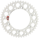 RENTHAL Rear Sprocket - Aluminum - 46 Tooth - Silver - Yamaha 150U-520-46GBSI