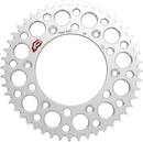 RENTHAL Rear Sprocket - Aluminum - 48 Tooth - Silver - Honda 154U-520-48GRSI