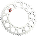 RENTHAL Rear Sprocket - Aluminum - 50 Tooth - Silver - Honda 189U-420-50GRSI