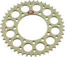 RENTHAL Rear Sprocket - Aluminum - 46 Tooth - Suzuki/Yamaha/Kawasaki 210U-520-46P-HA