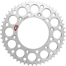 RENTHAL Rear Sprocket - Aluminum - 50 Tooth - Silver 224U-520-50GPSI