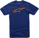 ALPINESTARS Ageless T-Shirt - Navy/Orange - XL 1032720307032XL