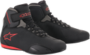 ALPINESTARS Sektor Shoes - Black/Gray/Red - US 13.5 / EU 47.5 2515518131135