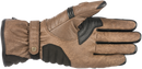 ALPINESTARS Café Divine Drystar® Leather Gloves - Brown/Black - 3XL 3528318-82-3X