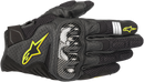 ALPINESTARS SMX-1 Air V2 Gloves - Black/Fluo Yellow - 3XL 3570518-155-3X