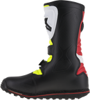 ALPINESTARS Tech-T Boots - White/Red/Yellow Fluorescent/Black - US 10 / EU 44.5 2004017-2351-10