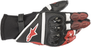 ALPINESTARS GPX V2 Gloves - Black/White/Bright Red - XL 3567219-1304-XL