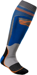 ALPINESTARS MX Plus 1 Socks - Blue/Orange - Small/Medium 4701820-7042-SM