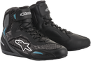 ALPINESTARS Stella Faster-3 Rideknit Shoes - Black/Teal - US 8.5 / EU 40.5 251052011708.5