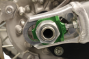 WORKS CONNECTION Elite Axle Block for Kawasaki/Suzuki 17-248, Green