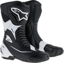 ALPINESTARS SMX-S Boots - Black/White - US 13.5 / EU 49 2223517-12-49