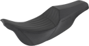 SADDLEMEN Seat - Ken's Factory Pro Series - Front Gripper/Rear Smooth - Black KEN80807