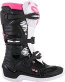ALPINESTARS Stella Tech 3 Boots - Black/White/Pink - US 7 / EU 38 2013218-130-7