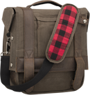 BURLY BRAND Voyager Detachable Waxed Cotton Saddlebag - Brown B15-1000D