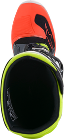 ALPINESTARS Youth Tech 7S Boots - Black/Gray/Red/White/Yellow - US 7 / EU 40.5 2015017-9058-7