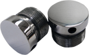 LA CHOPPERS Flush-Mount Fork Cap - 39 mm - Polished LA-7504-39