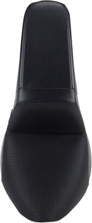 LE PERA Kickflip Seat - Basketweave - Black - Softail '18-'23 LYX-590BW
