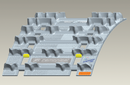 CAMSO ICE Attak XT™ Track - Mostly Groomed/Aggressive - 15" W x 121" L - 1.22" Lug Height 9200H