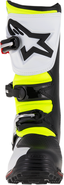 ALPINESTARS Tech-T Boots - White/Red/Yellow Fluorescent/Black - US 7 / EU 40.5 2004017-2351-7