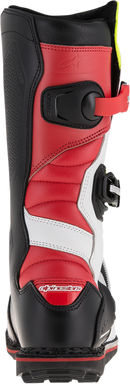 ALPINESTARS Tech-T Boots - White/Red/Yellow Fluorescent/Black - US 7 / EU 40.5 2004017-2351-7