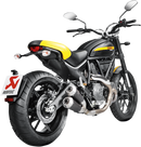 AKRAPOVIC Ducati Scrambler Titanium Muffler S-D8SO4-CUBTBL/1