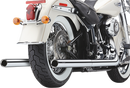 COBRA True Dual Exhaust with Billet Tips for '97-'06 Softail – Part Number 6984