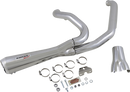 BASSANI XHAUST Short 2:1 Exhaust for FL - Chrome 1F42R