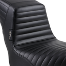 LE PERA Kickflip Seat - Pleated - Black - Softail '18-'23 LYR-590PT