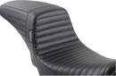 LE PERA Kickflip Daddy Long Legs Seat - Pleated - Black - FX '06-17 LK-591DLPT