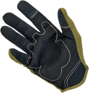 BILTWELL Moto Gloves - Olive/Black - Large 1501-0309-004