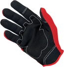 BILTWELL Moto Gloves - Red/Black/White - Large 1501-0804-004