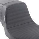 LE PERA Kickflip Daddy Long Legs Seat - Pleated w/ Gripp Tape - Black - FX '06-'17 LK-591DLPTGP