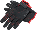 BILTWELL Moto Gloves - Black/Red - XL 1501-0108-005