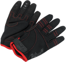 BILTWELL Moto Gloves - Black/Red - XL 1501-0108-005