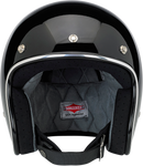 BILTWELL Bonanza Helmet - Gloss Black - Medium 1001-101-203