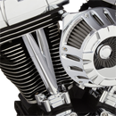ARLEN NESS Pushrod Tube Cover Kit - Deep Cut® - Chrome - Twin Cam 03-630