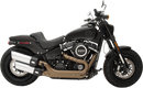 DRAG SPECIALTIES SEATS EZ-Solo Seat - Scorpion Stitch - Silver Thread - Vinyl - FXFB/S '18-'22 0802-1129