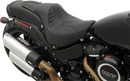 DRAG SPECIALTIES SEATS EZ-Solo Seat - Scorpion Stitch - Silver Thread - Vinyl - FXFB/S '18-'22 0802-1129