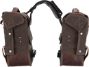 BURLY BRAND Throw-Over Saddlebag - Dark Oak B15-1002D