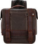 BURLY BRAND Throw-Over Saddlebag - Dark Oak B15-1002D