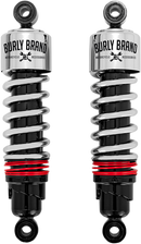 BURLY BRAND Slammer Plus Shocks - 10.5" - Chrome - FLH B28-1204