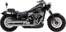 COBRA Neighbor Hater Mufflers - Chrome Part 6048 for Harley Softail with Milwaukee Eight Engines