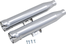 COBRA Neighbor Hater Mufflers - Chrome Part 6048 for Harley Softail with Milwaukee Eight Engines