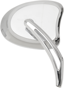DRAG SPECIALTIES Mirrors - Side View - Tapered - Chrome - Short Stem - Pair 77888