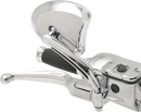 DRAG SPECIALTIES Mirrors - Side View - Tapered - Chrome - Short Stem - Pair 77888